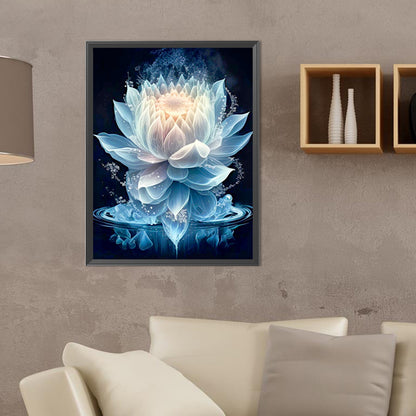 Holy Lotus Flower - Full Round Drill Diamond Painting 30*40CM