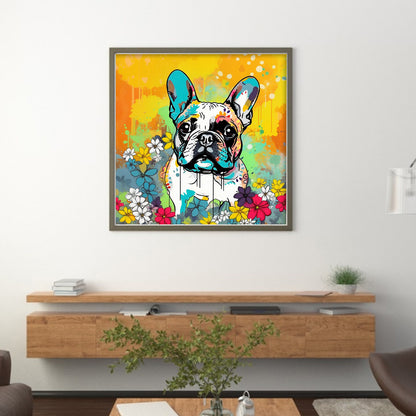 Colorful Dogs - 11CT Stamped Cross Stitch 40*40CM