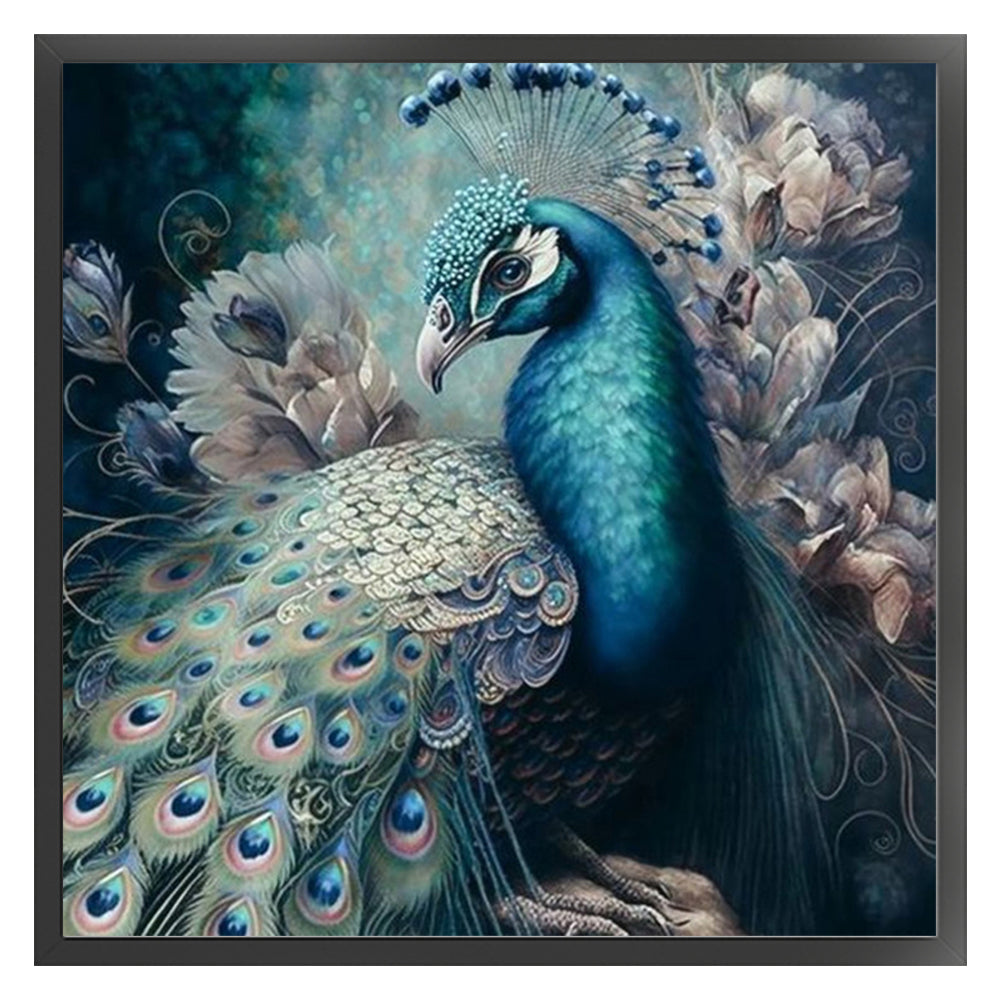 Peacock - 11CT Stamped Cross Stitch 40*40CM