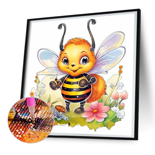 Bee - Full Round Drill Diamond Painting 30*30CM