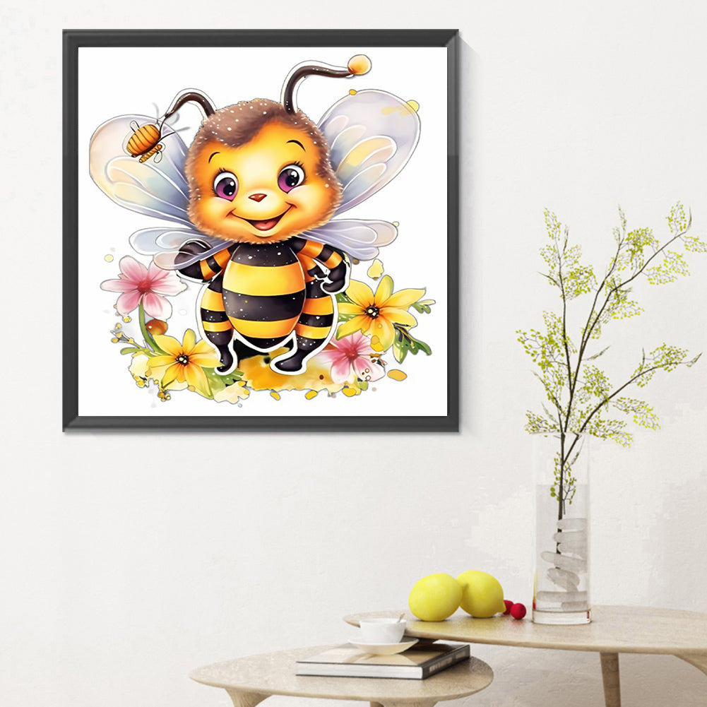 Bee - Full Round Drill Diamond Painting 30*30CM