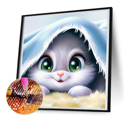 Rabbit - Full Round Drill Diamond Painting 30*30CM