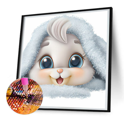 Rabbit - Full Round Drill Diamond Painting 30*30CM