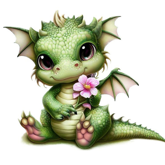 Dragon - Full Round Drill Diamond Painting 30*30CM