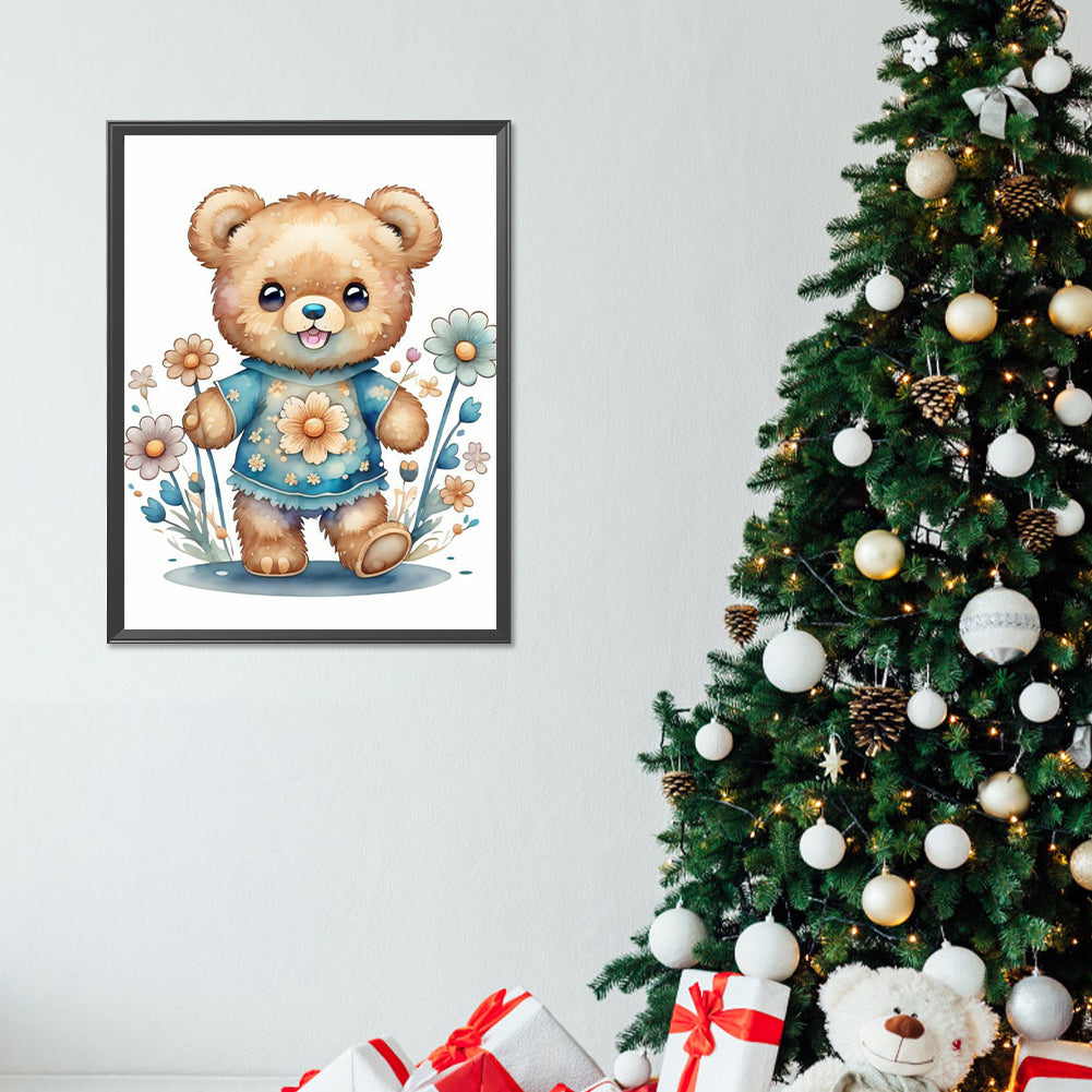 Bear - Full Round Drill Diamond Painting 30*40CM