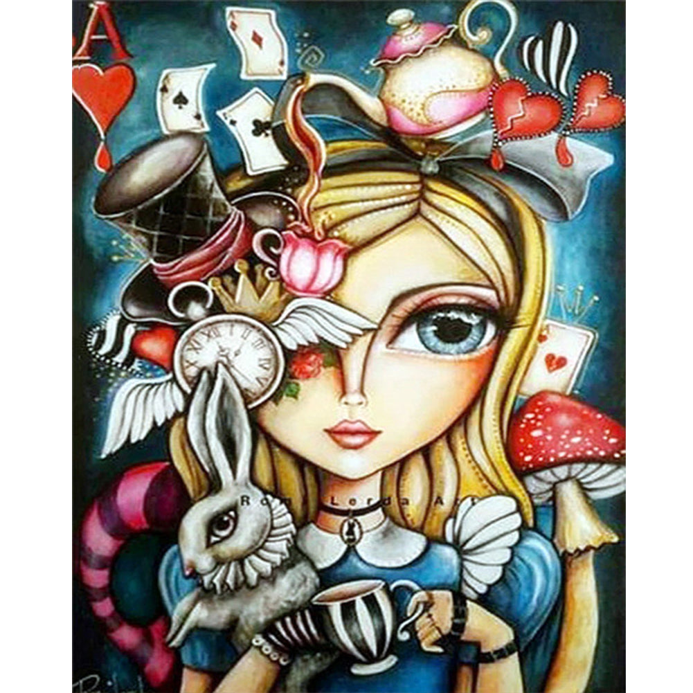 Alice Bond - Full Round Drill Diamond Painting 40*50CM