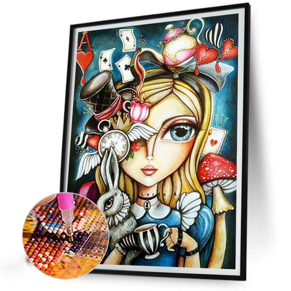 Alice Bond - Full Round Drill Diamond Painting 40*50CM