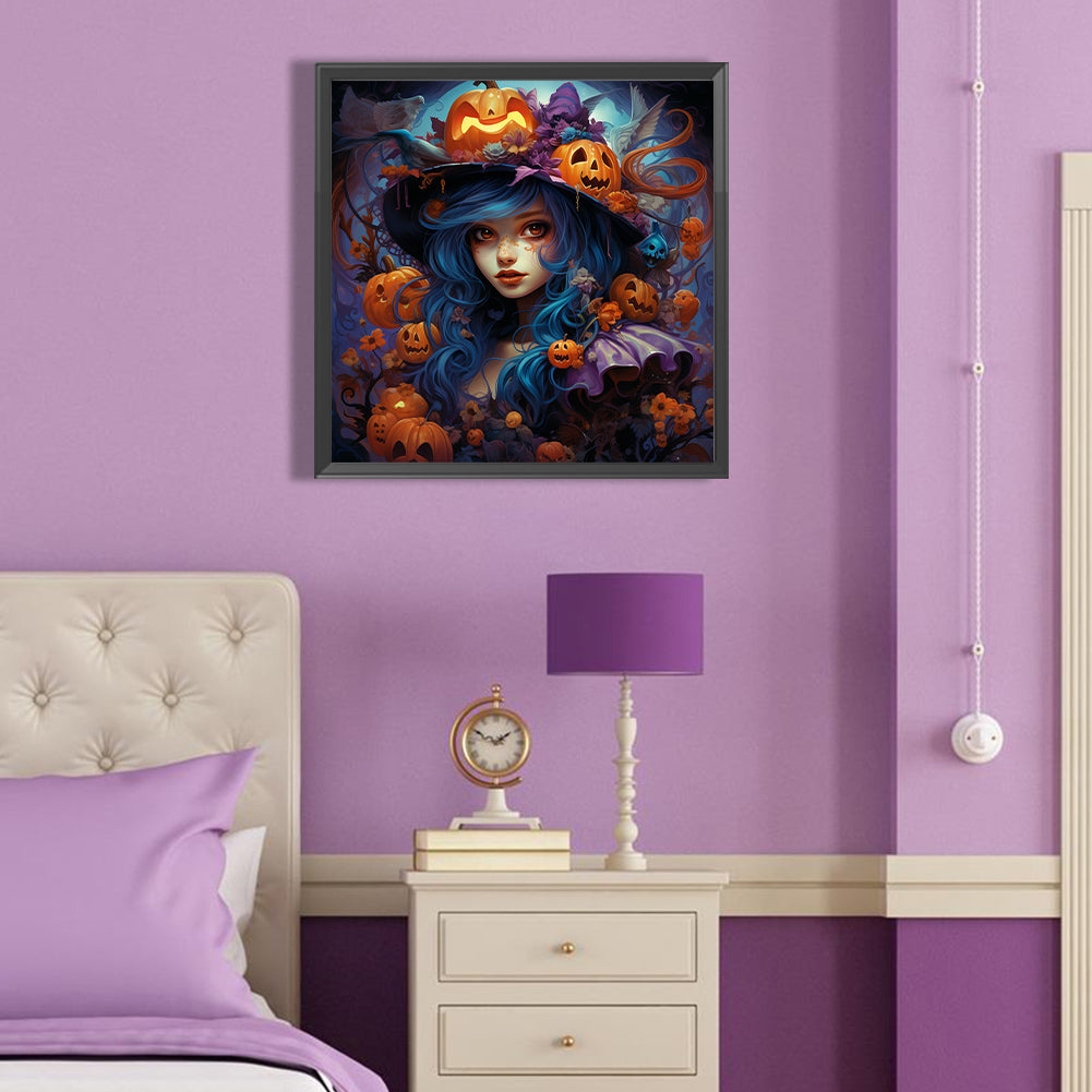 Witch - Full Round Drill Diamond Painting 40*40CM