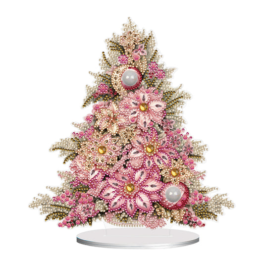 Special Shape Diamond Art Table Decor Xmas Tree for Home Office Table Decor (#8)