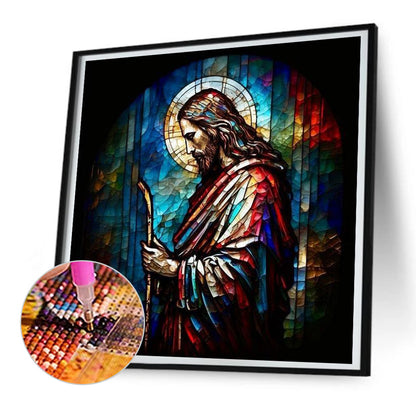 God Bless You Jesus - Full Round Drill Diamond Painting 30*30CM