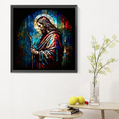 God Bless You Jesus - Full Round Drill Diamond Painting 30*30CM