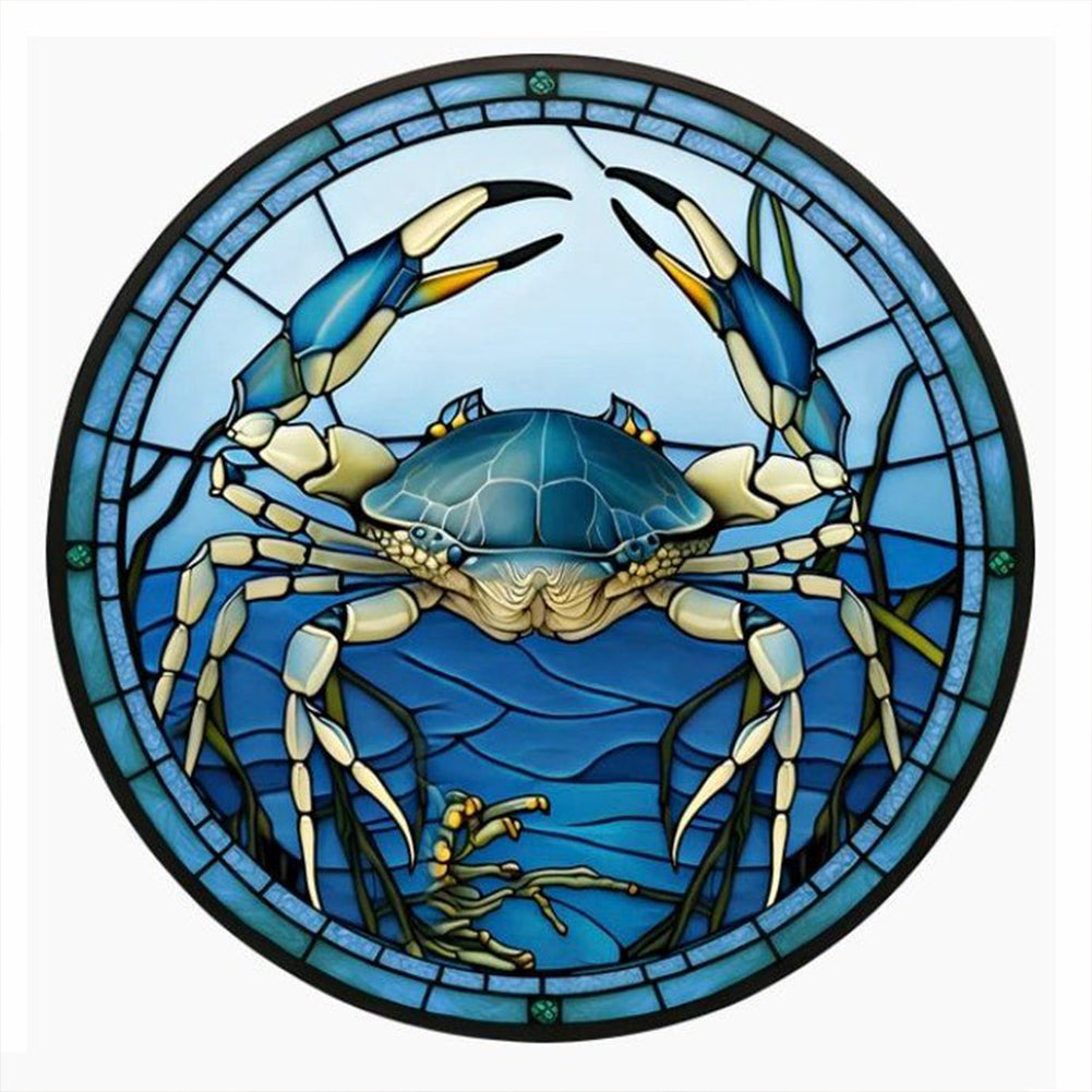 Crab - Full Round Drill Diamond Painting 30*30CM