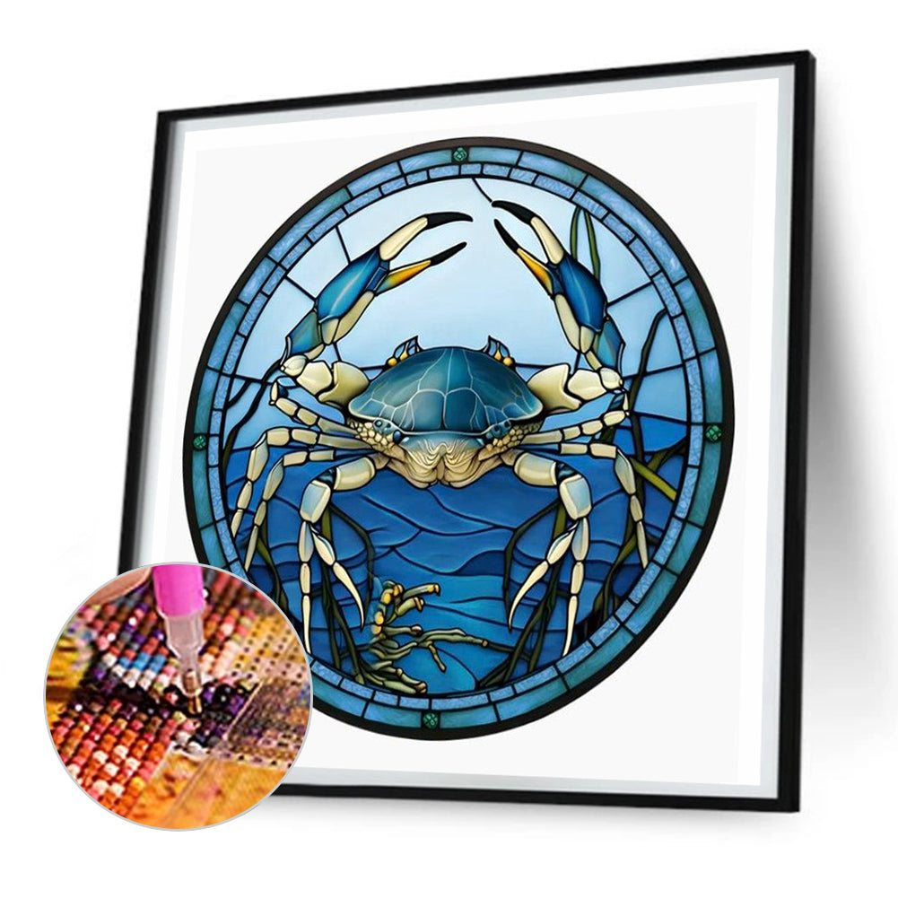 Crab - Full Round Drill Diamond Painting 30*30CM