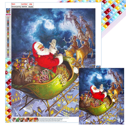 Santa Claus - Full Square Drill Diamond Painting 40*50CM