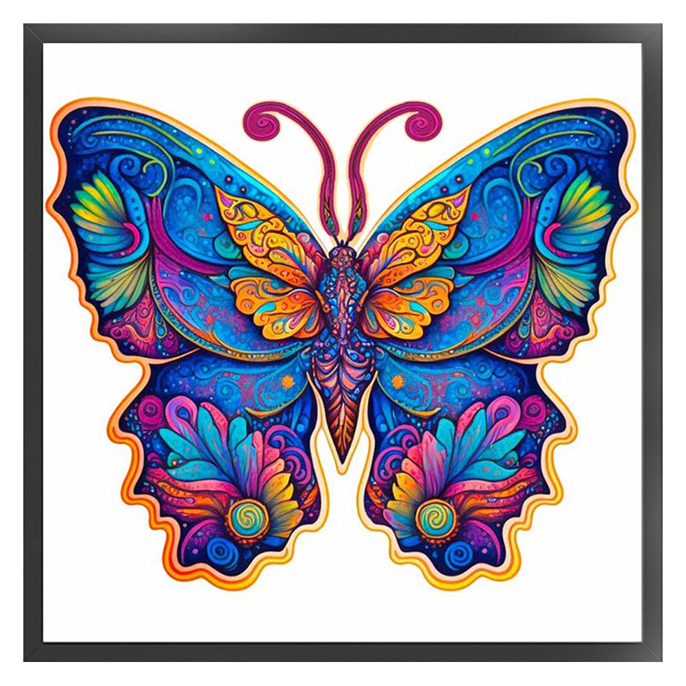 Butterfly - 11CT Stamped Cross Stitch 40*40CM