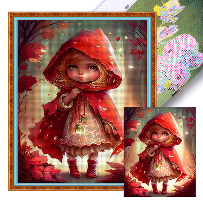 Little Red Riding Hood - 11CT Stamped Cross Stitch 40*50CM