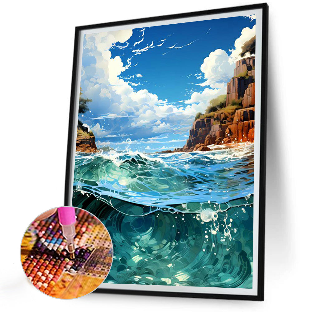 Cool In Summer - Full Round Drill Diamond Painting 30*40CM