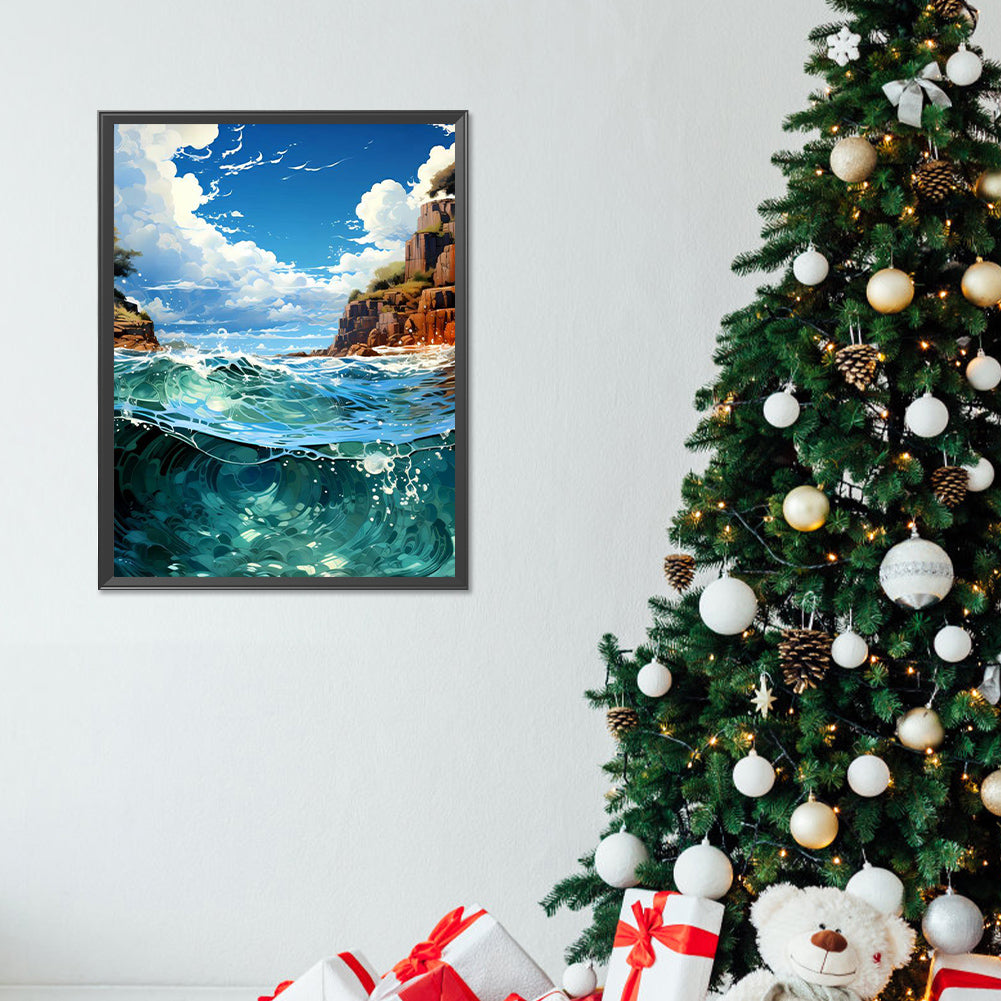 Cool In Summer - Full Round Drill Diamond Painting 30*40CM