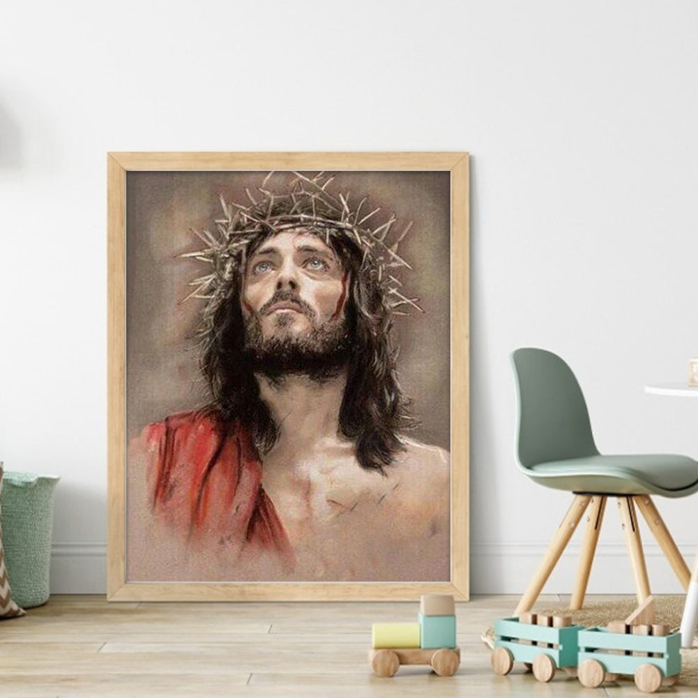 Priest - 11CT Stamped Cross Stitch 40*50CM