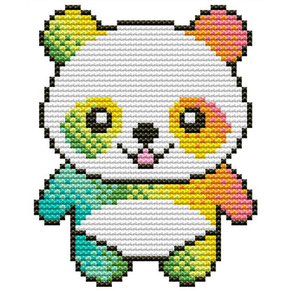 Bear - 11CT Stamped Cross Stitch 16*19CM(Joy Sunday)