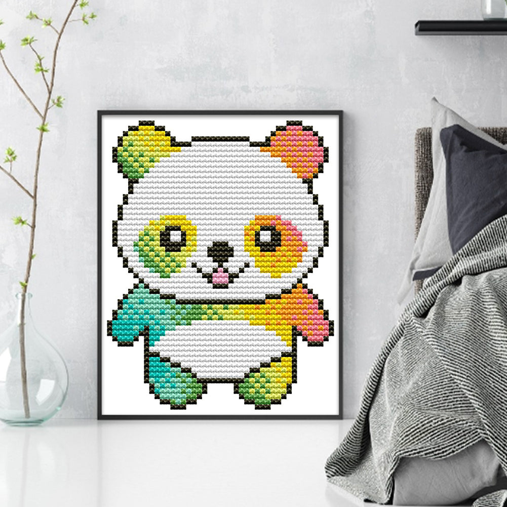 Bear - 11CT Stamped Cross Stitch 16*19CM(Joy Sunday)