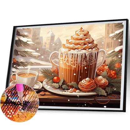 Snow Season Desserts - Full AB Dril Round Diamond Painting 50*40CM