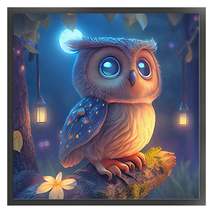 Owl - 11CT Stamped Cross Stitch 40*40CM