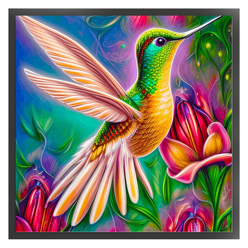 Hummingbird - 11CT Stamped Cross Stitch 50*50CM