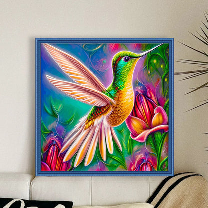 Hummingbird - 11CT Stamped Cross Stitch 50*50CM