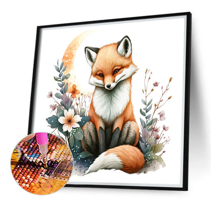 Fox - Full Round Drill Diamond Painting 40*40CM