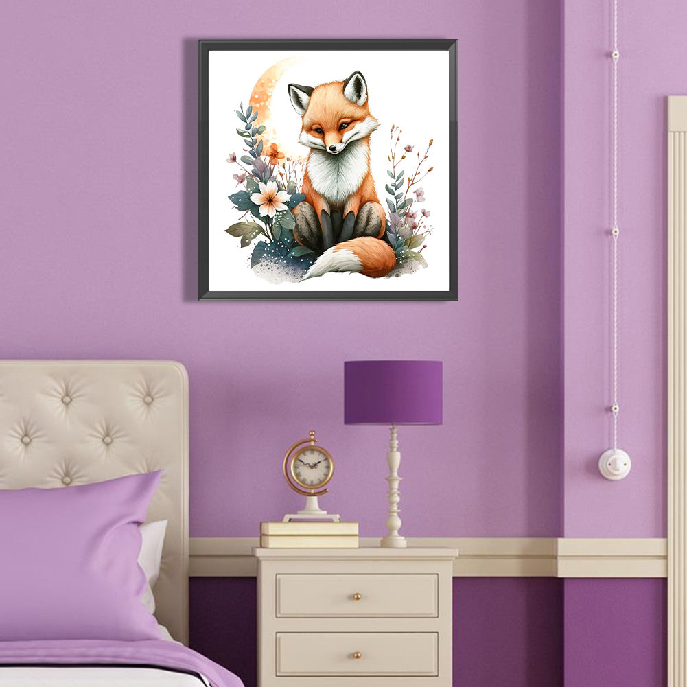 Fox - Full Round Drill Diamond Painting 40*40CM