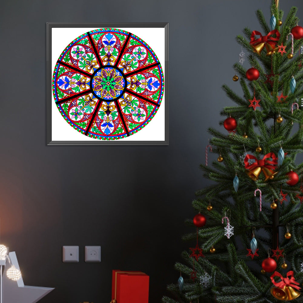Mandala - Full Round Drill Diamond Painting 40*40CM