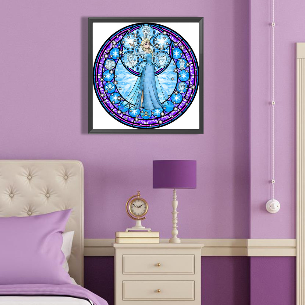 Princess Elsa - Full Round Drill Diamond Painting 40*40CM