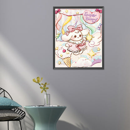 Little Rabbit Dreamland - Full Round Drill Diamond Painting 40*50CM