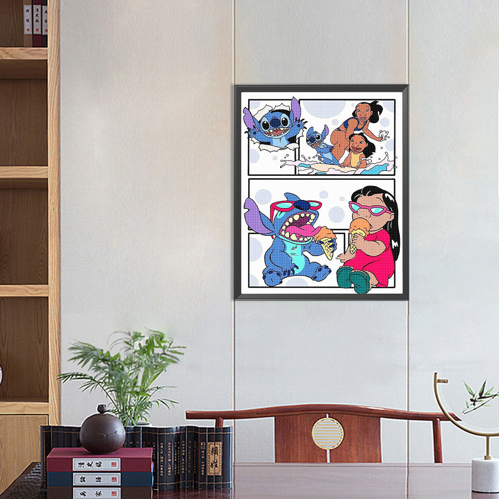 Stitch - Full Round Drill Diamond Painting 40*50CM