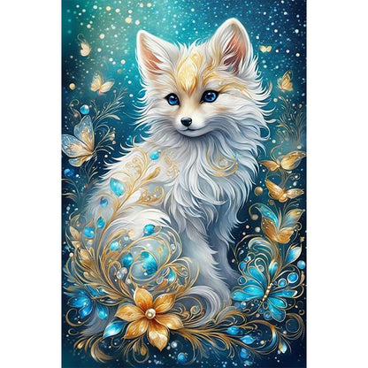 Arctic Fox - Full Round Drill Diamond Painting 40*60CM