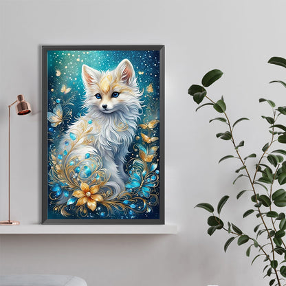 Arctic Fox - Full Round Drill Diamond Painting 40*60CM