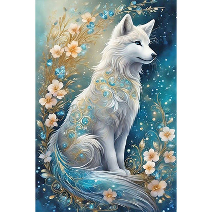 Arctic Fox - Full Round Drill Diamond Painting 40*60CM