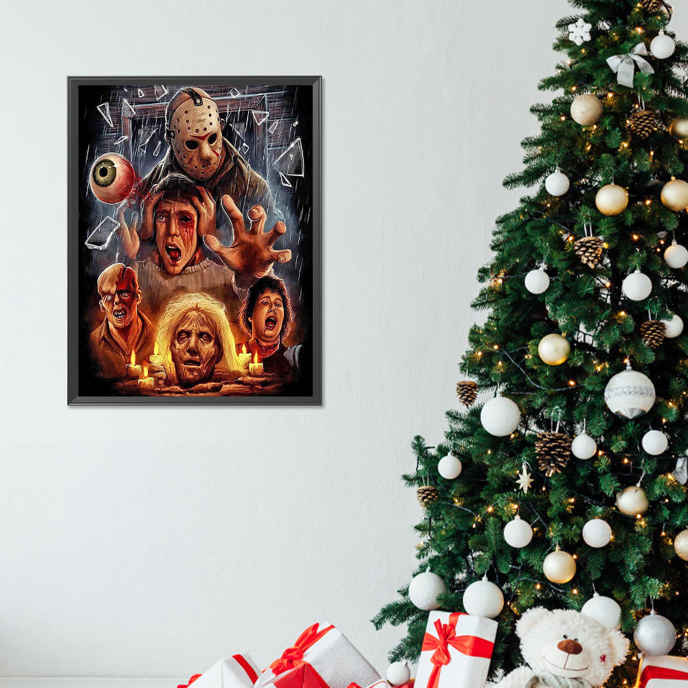 Horror Ritual - Full Round Drill Diamond Painting 30*40CM