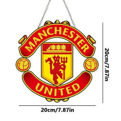 DIY Diamond Painting Ornaments for Home Wall Decor (MU Football Club)