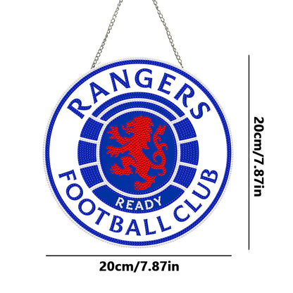 DIY Diamond Painting Ornaments for Home Wall Decor (Rangers Football Club)