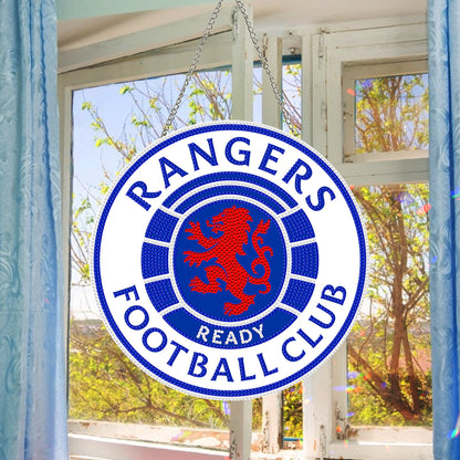 DIY Diamond Painting Ornaments for Home Wall Decor (Rangers Football Club)