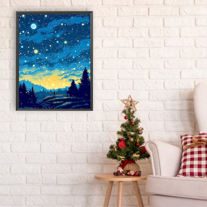 Quiet Night - Full Round Drill Diamond Painting 30*40CM