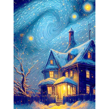 Quiet Night - Full Round Drill Diamond Painting 30*40CM