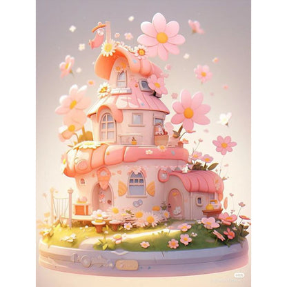 Sweet Cabin - Full Round Drill Diamond Painting 30*40CM