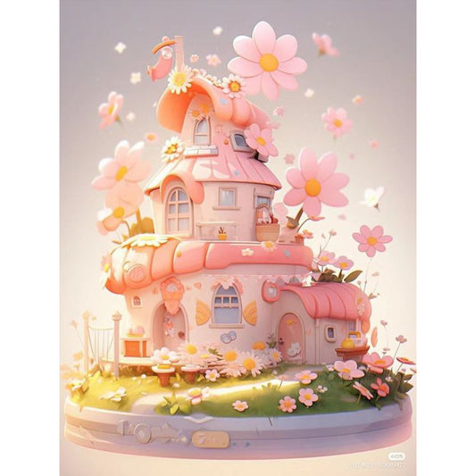 Sweet Cabin - Full Round Drill Diamond Painting 30*40CM