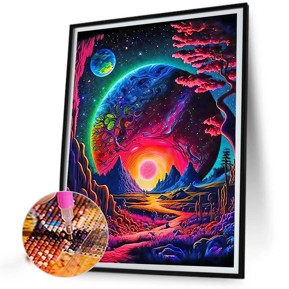 Fantasy Starry Sky - Full Round Drill Diamond Painting 40*50CM