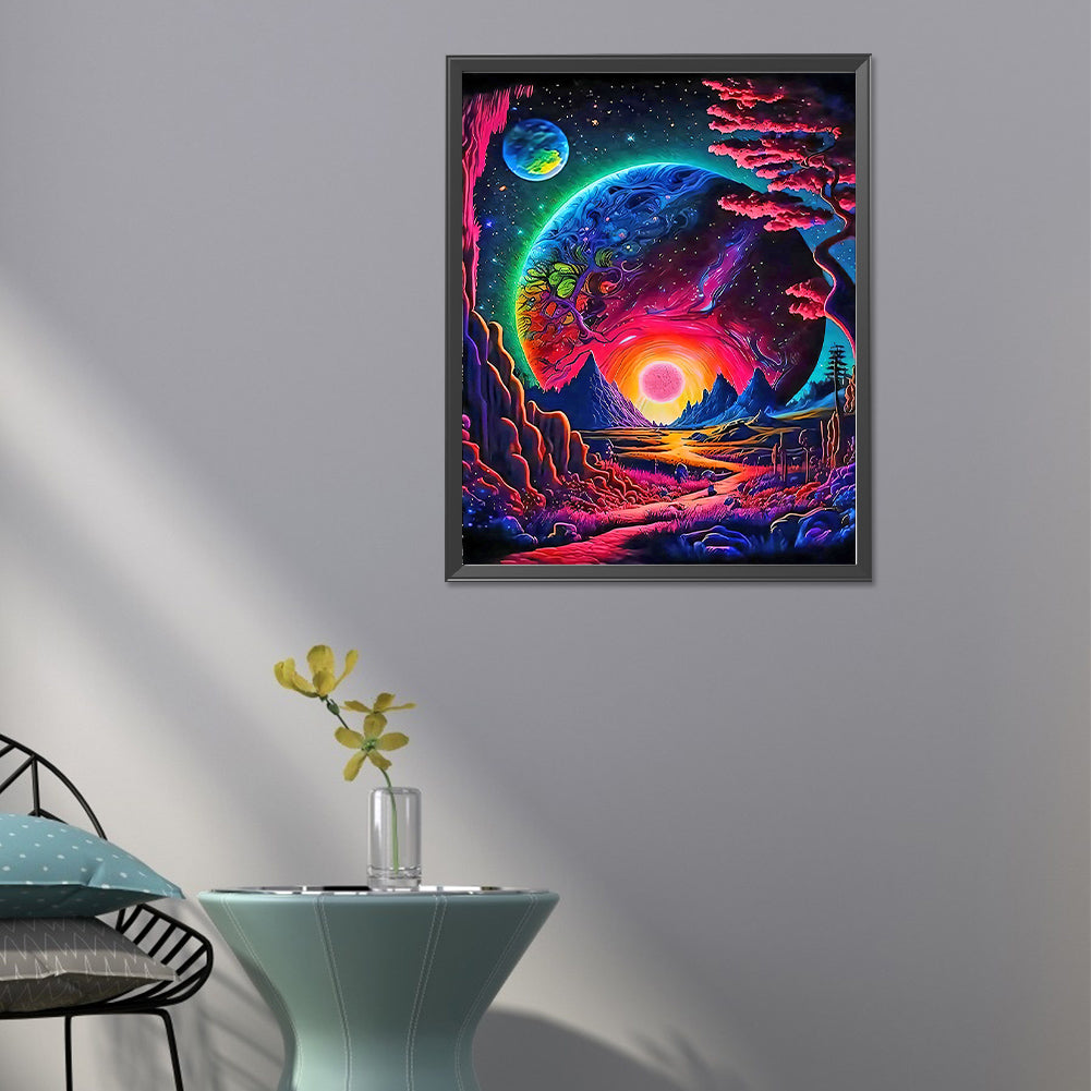 Fantasy Starry Sky - Full Round Drill Diamond Painting 40*50CM