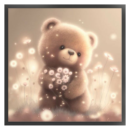 Bear - 11CT Stamped Cross Stitch 40*40CM