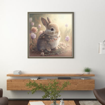 Bunny - 11CT Stamped Cross Stitch 40*40CM